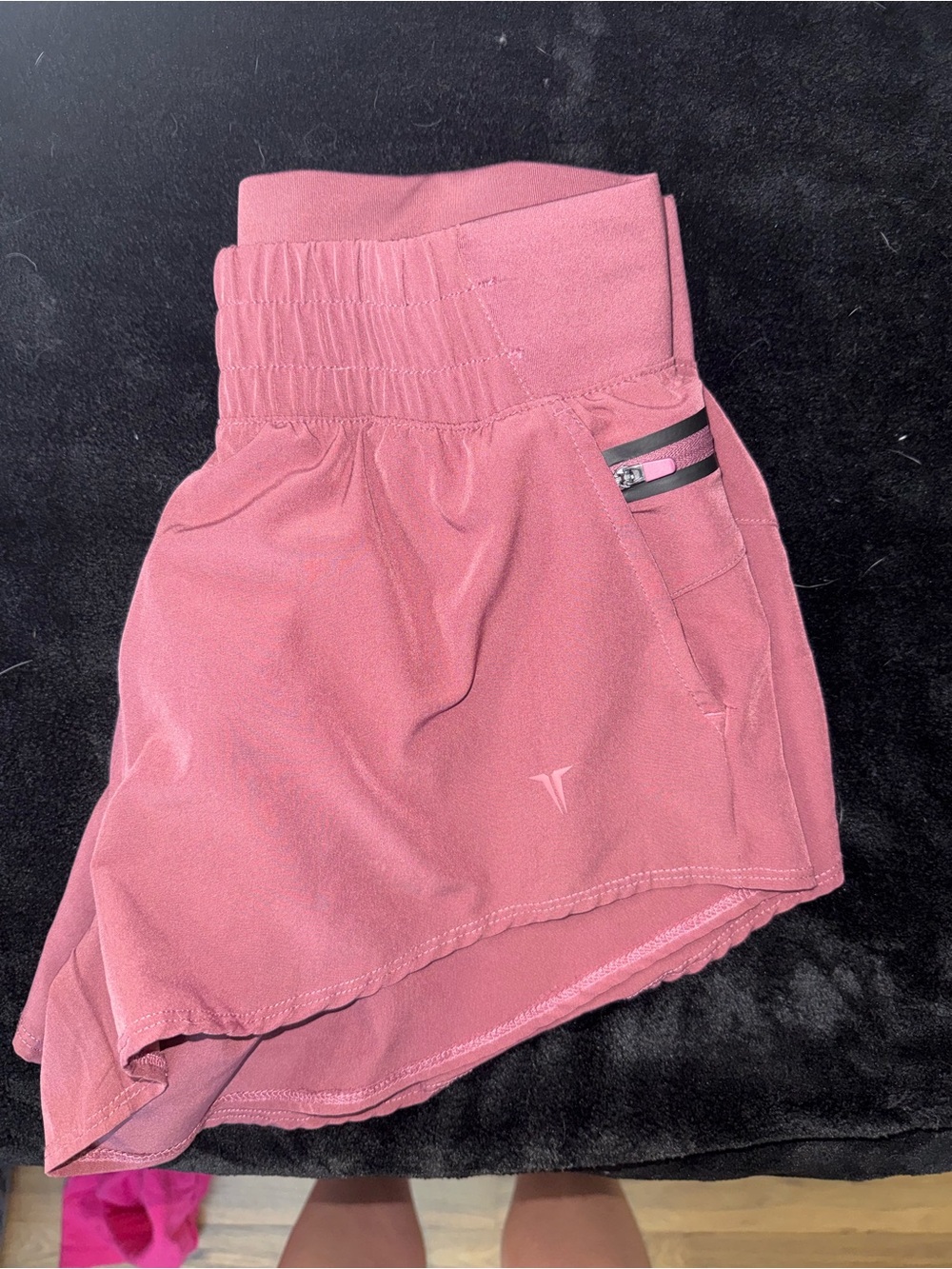 Women’s High-Waist Pink Athletic Shorts